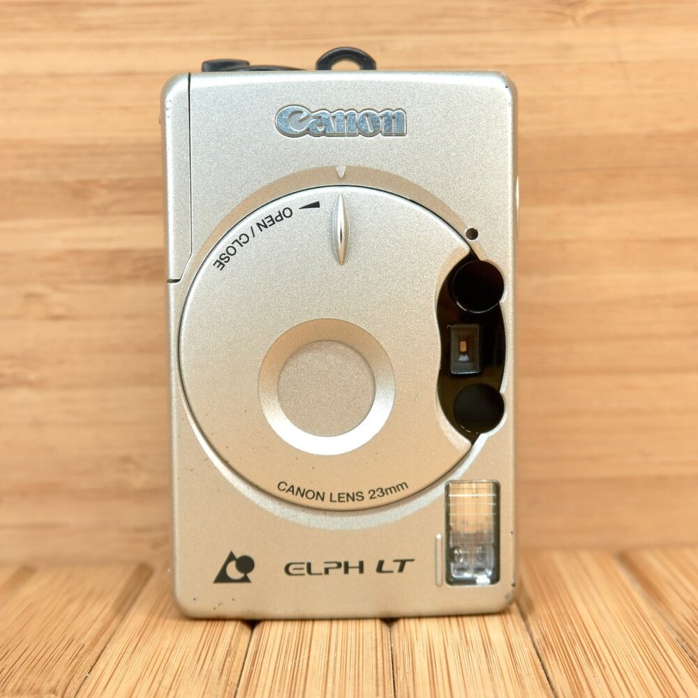 Vintage 90s Canon ELPH LT APS 23 mm Lens Point & Shoot Film Camera